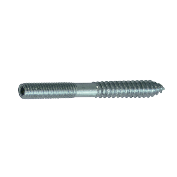 Stokeind met vlak sleutelvlak M6x70 Zn