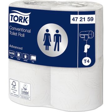 TOILETPAPIER TORK X 4ROLLEN