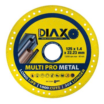 MULTI-PRO-METAL DIA. 125MM / EXTRA LONG LIFETIME / EN 13236 (20 PER OVERDOOS)