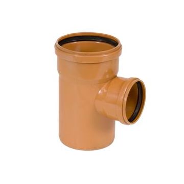 PVC RIOOL T-STUK 125/110MM 90° 