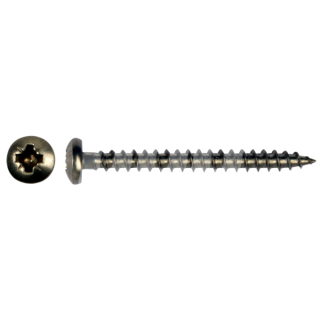 SPAANDERPLAATSCHR.PANHEAD 4,5X25 A2 PZ2