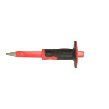 PUNTBEITEL 250MM + HANDBESCHERMING