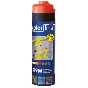X9M PAINT MARKER - 500 ML - FLUO ORANJE (12 PER OVERDOOS)