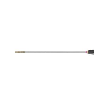 VLAKSTRAAL SPROEIER M20028 MET LANS 500 MM INOX + STEEKNIPPEL D12 12435-M20028