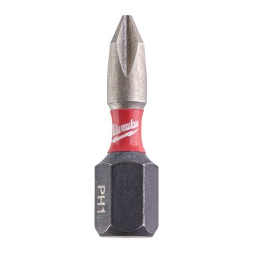 SCHROEFBIT SHOCKWAVE PH1 25 MM (2 STUKS)