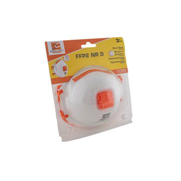 FIJNSTOFMASKER SECURX - FFP2 + VENTIEL (PRIJS/3 ST.) (50 PER OVERDOOS)