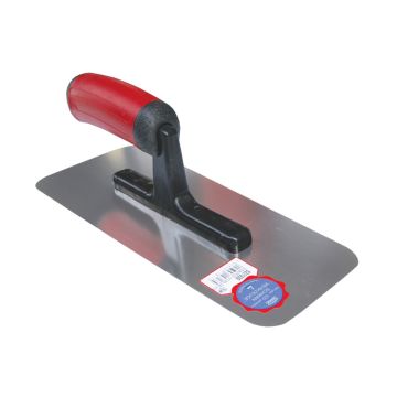 PLAKSPAAN 280 X 120/95 X 0,7 MM RONDE HOEKEN MET SOFT GRIP - INOX (10 PER OVERDOOS)
