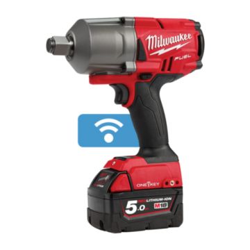 M18 FUEL™ SLAGMOERSLEUTEL ¾″ HIGH TRQ ONE-KEY™ MET FRICTIERING, 2 X 5,0 AH M18 ONEFHIWF34-502X