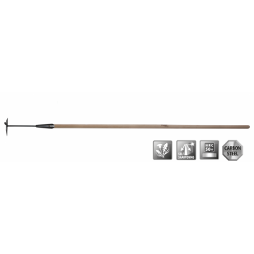 TRADITIONAL HAK TRAPEZIUM MET PUNT 14CM M/ST 1,5M
