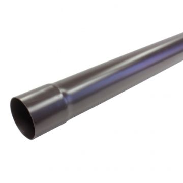 AFVOERBUIS REGENWATER BRUIN 100MM - 4M