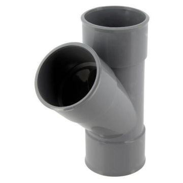 PVC SANITAIR T-STUK 50MM - ABS 