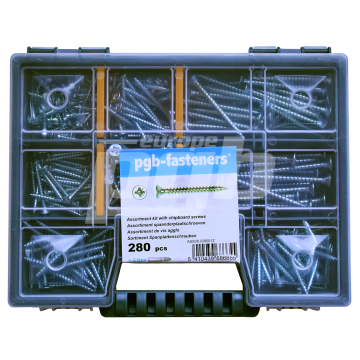 ASSORTIMENTSDOOS MET SCHROEVEN 280 DLG