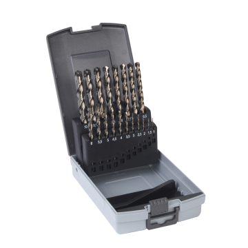 SET HSS-G CO METAALBOREN IN METALEN CASSETTE (19-DELIG) 4932352470