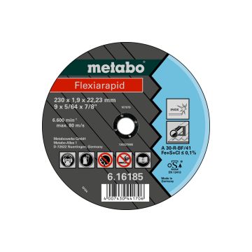 DOORSLIJPSCHIJF FLEXIARAPID Ø 150X1,6X22,23MM VOOR RVS