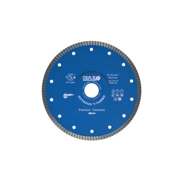 DIAMANTSCHIJF OCTOPUS T TURBO - 230 X 25,4 MM - PREMIUM CERAMICS (2 PER OVERDOOS)