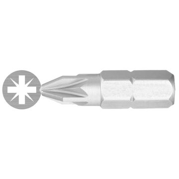 BITS PROFESSIONAL PZ3 - 25 MM - PRIJS PER 100 ST (2 PER OVERDOOS)