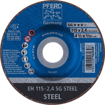 DOORSL.SCHIJF EH 115-2,4 SG STEEL