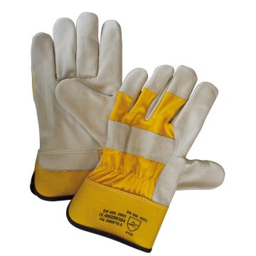 HANDSCHOEN LEDER EXCELLENT / 10 (120 PER OVERDOOS)