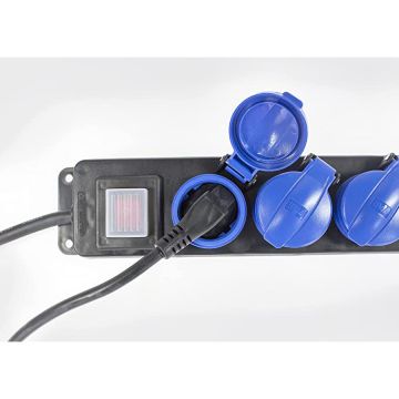 BLOC PRISES IP44+INT.4X16A H07RN-F 3M