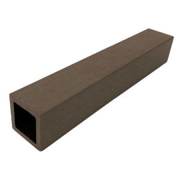 AFVOERBUIS REGENWATER BRUIN 80X80MM - 4M