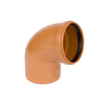PVC RIOOLBOCHT 125MM 88° 