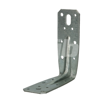 VERSTERKT HOEKANKER Ø60X150X150 ZN