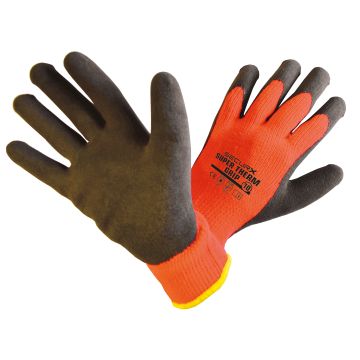 HANDSCHOEN - LATEX/ACRYLIC - SUPER THERM GRIP / 10 (12 PER OVERDOOS)