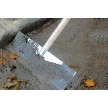 SCHRAPER MET GEHARD BLAD GEMONTEERD OP STEEL 1,1M