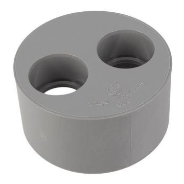 PVC SANITAIR VERLOOPSTUK ABS 110/2X40MM 