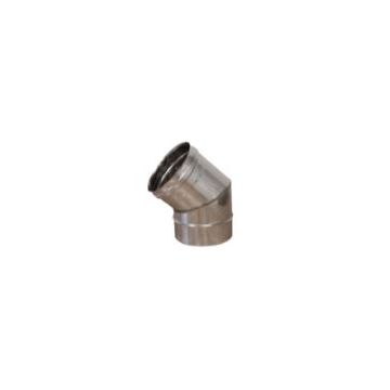 VASTE INOX BOCHT EW 150MM 45° 