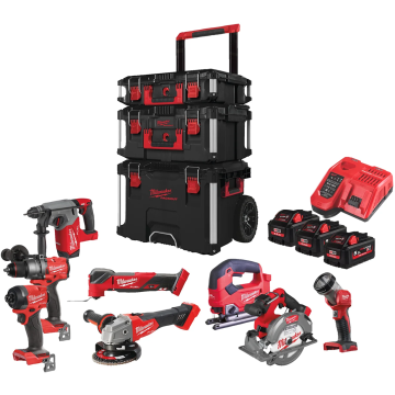 M18FPP8E-553P PACK 8 MACHINES +1 ACCU 5.oAh GRATIS