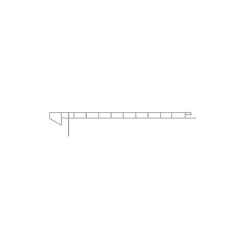 P131 KROONLIJST 210MM VERKEERSWIT (003)