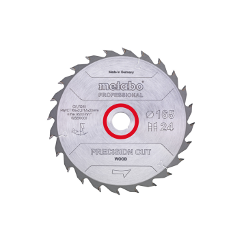 LAME DE SCIE PRECISION CUT WOOD165X20 Z24 WZ 20° VERVANGEN DOOR 628033000