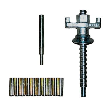 BEVESTIGINGSSET BETON/STEEN M12 - Ø15MM (2 PER OVERDOOS)