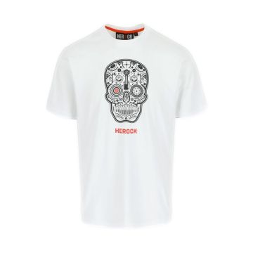 SKULLO TEE-SHIRT MANCHES COURTES BLANC S