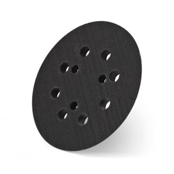 SCHUURZOOL D.125 MM MET 8 GATEN VELCRO