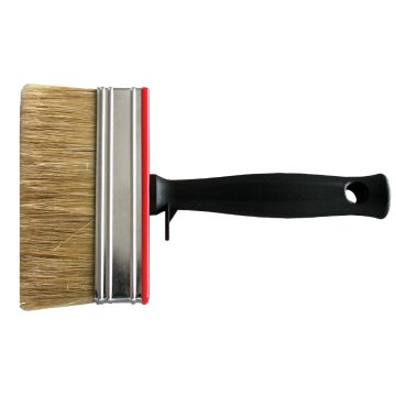 LATEXBORSTEL ALLROUND 40 X 140 MM - MIX HAAR, GELAKTE HOUTEN STEEL (EX BF 60414) (12 PER OVERDOOS)