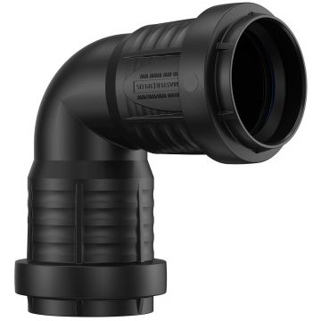 PP MASTER3PLUS BOCHT ZWART M/M 90MM 90° 