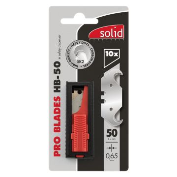 PRO-HAAKMESSEN HB-50, PER 10 STUKS - 50 MM X 0,65 MM (10 PER OVERDOOS)