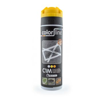 CHALK MARKER - C1M - GEEL - 500 ML - TIJDELIJK MARKERING (12 PER OVERDOOS)