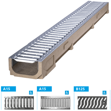 AFVOERGEUL STORA-SELF100 + FIXSPLEETROOSTER - 1M