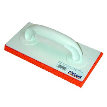 KUNSTSTOFSPAAN 245 X 90 X 20 MM MET ORANJE SPONSRUBBER  (35 PER OVERDOOS)