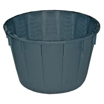MORTELKUIP ROND - PE  230 L - ZWART (10 PER OVERDOOS)