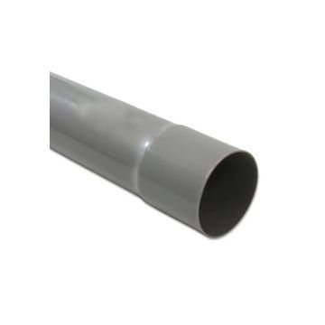 AFVOERBUIS REGENWATER GRIJS 60MM - 4M