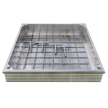 TEGELDEKSEL 500X500 ALU - 6CM HERMETISCH