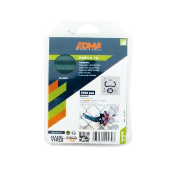 KRAMMEN OMEGA 20 - GALVA PER 1000 ST (20 PER OVERDOOS)