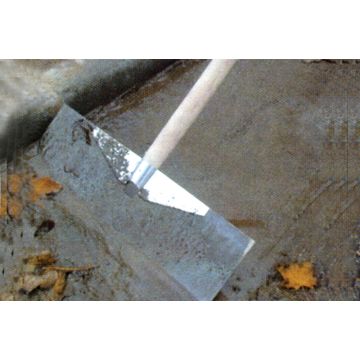 SCHRAPER MET GEHARD BLAD GEMONTEERD OP STEEL 1,1M (2 PER OVERDOOS)