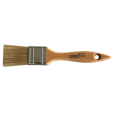 VERFBORSTEL PLAT 3" PRO, WIT VARKENSHAAR  (12 PER OVERDOOS)