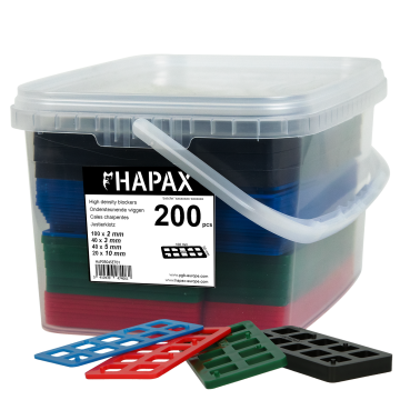 HAPAX assortiment uitvulplaatjes /200 st