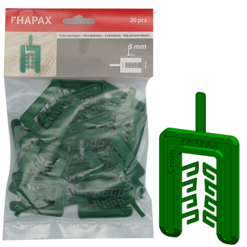 HAPAX UITVULPLAATJES Ø5X40,00X55 /20ST
